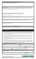 Forme V-3099 Demande D&#039;aide Financiere - Quebec, Canada (French), Page 4