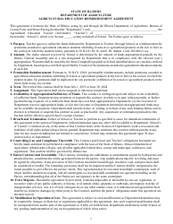Document preview: Agricultural Education Reimbursement Agreement - Illinois, 2024