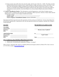 Agricultural Education Reimbursement Agreement - Illinois, Page 3