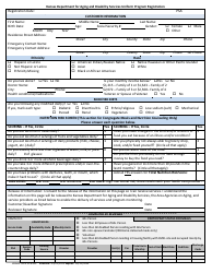 Document preview: KDADS Form UPR-001 Page 1 Uniform Program Registration - Kansas