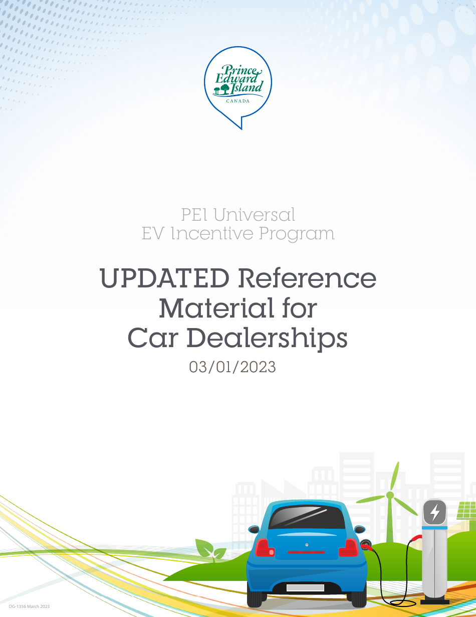 Prince Edward Island Canada Pei Universal Electric Vehicle Incentive