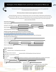 Pei Universal Electric Vehicle Incentive Application and Checklist - Prince Edward Island, Canada, Page 6
