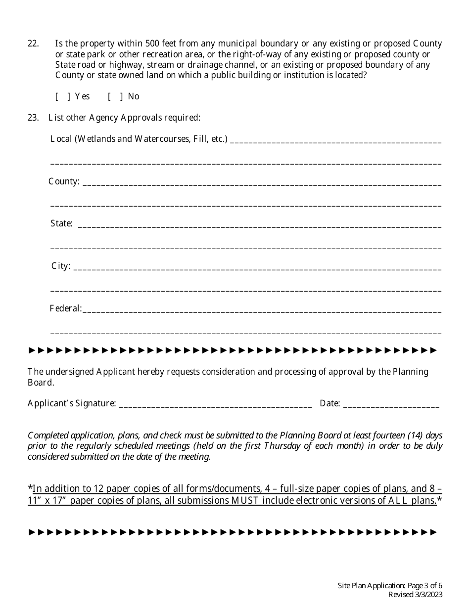 Site Plan Application - Town of Patterson, New York, Page 3