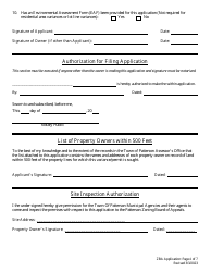 Application Form for a Zoning Variance - Town of Patterson, New York, Page 4