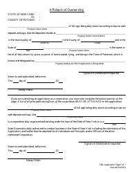 Application Form for a Zoning Variance - Town of Patterson, New York, Page 5