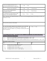 Form DR-4317 Cdbg-Dr Housing Assistance Application - Missouri, Page 6