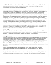 Form DR-4451 Cdbg-Dr Housing Assistance Application - Missouri, Page 10