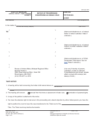Document preview: Form JC48 Notice of Proceedings Concerning an Indian Child - Michigan