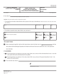 Document preview: Form JC90 Order Correcting Identifying Information (Child Protective Proceedings) - Michigan