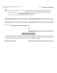 Form FOC89 Order Regarding Custody and Parenting Time - Michigan, Page 3