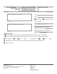 Form FOC30A Order Vacating/Confirming Registration of Out-of-State, Foreign, or Convention Support Order (Uifsa/Hague) - Michigan