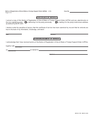 Form FOC30 Notice of Registration of Out-of-State or Foreign Support Order (Uifsa) - Michigan, Page 3