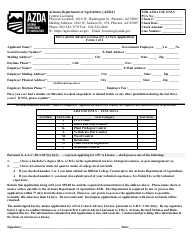 Pest Control Advisor License (Pca) New Application - Arizona