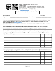 Pest Control Advisor License (Pca) New Application - Arizona, Page 2