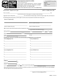 Brand Bill of Sale/Ownership Amendment - Arizona, Page 2