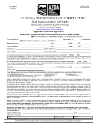 Applicator Certification Application - Arizona, Page 3