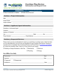 Overtime Plan Review Information and Request Form - City of Austin, Texas, Page 2