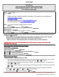 Document preview: Davis-Bacon Semi-annual Labor Standards Enforcement Report Cover Memo - California, 2023