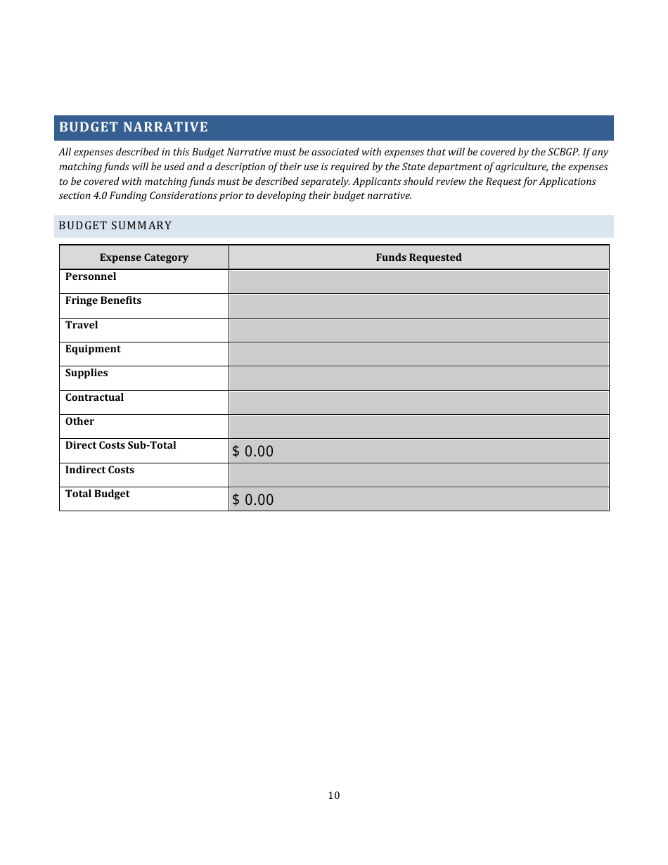 Scbgp Project Profile Template - Utah, Page 10