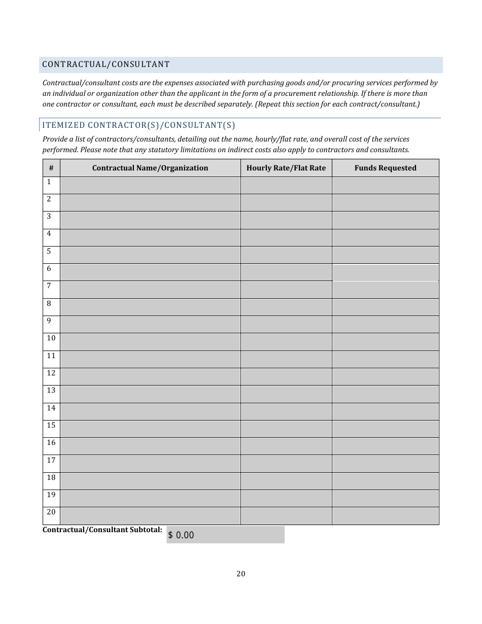 Scbgp Project Profile Template - Utah, Page 20