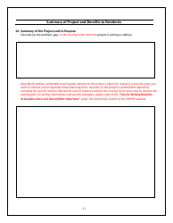 Civil Money Penalty (Cmp) Reinvestment Application Template, Page 11