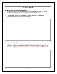 Civil Money Penalty (Cmp) Reinvestment Application Template, Page 13