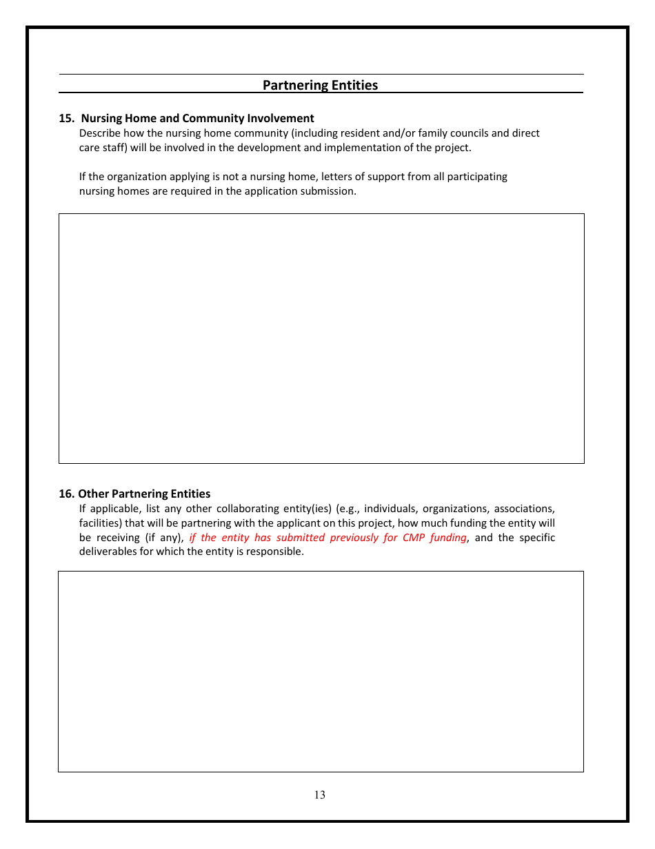 Civil Money Penalty (Cmp) Reinvestment Application Template - Fill Out ...