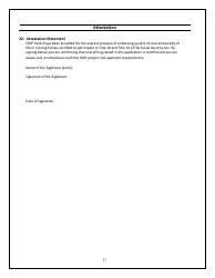 Civil Money Penalty (Cmp) Reinvestment Application Template, Page 17