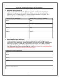 Civil Money Penalty (Cmp) Reinvestment Application Template, Page 3