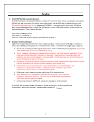 Civil Money Penalty (Cmp) Reinvestment Application Template, Page 7