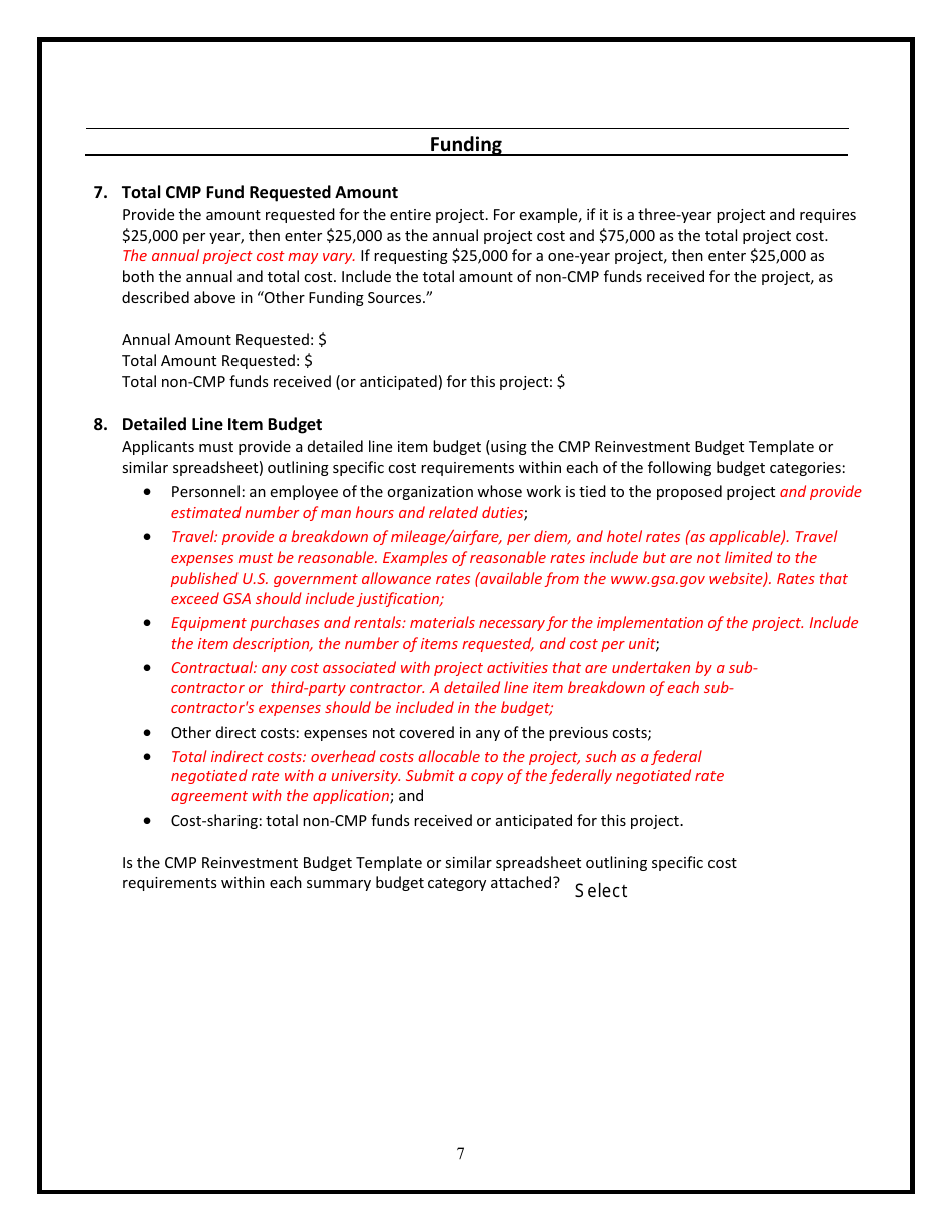 Civil Money Penalty (Cmp) Reinvestment Application Template - Fill Out ...