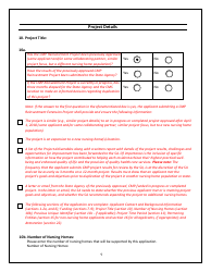 Civil Money Penalty (Cmp) Reinvestment Application Template, Page 9