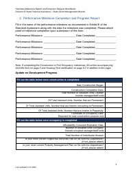 Homekey Milestone Report and Extension Request Workbook - California, Page 3