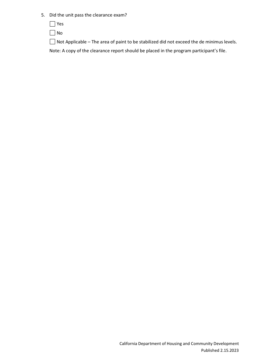 Esg and Esg-Cv Lead Screening Worksheet - California, Page 4