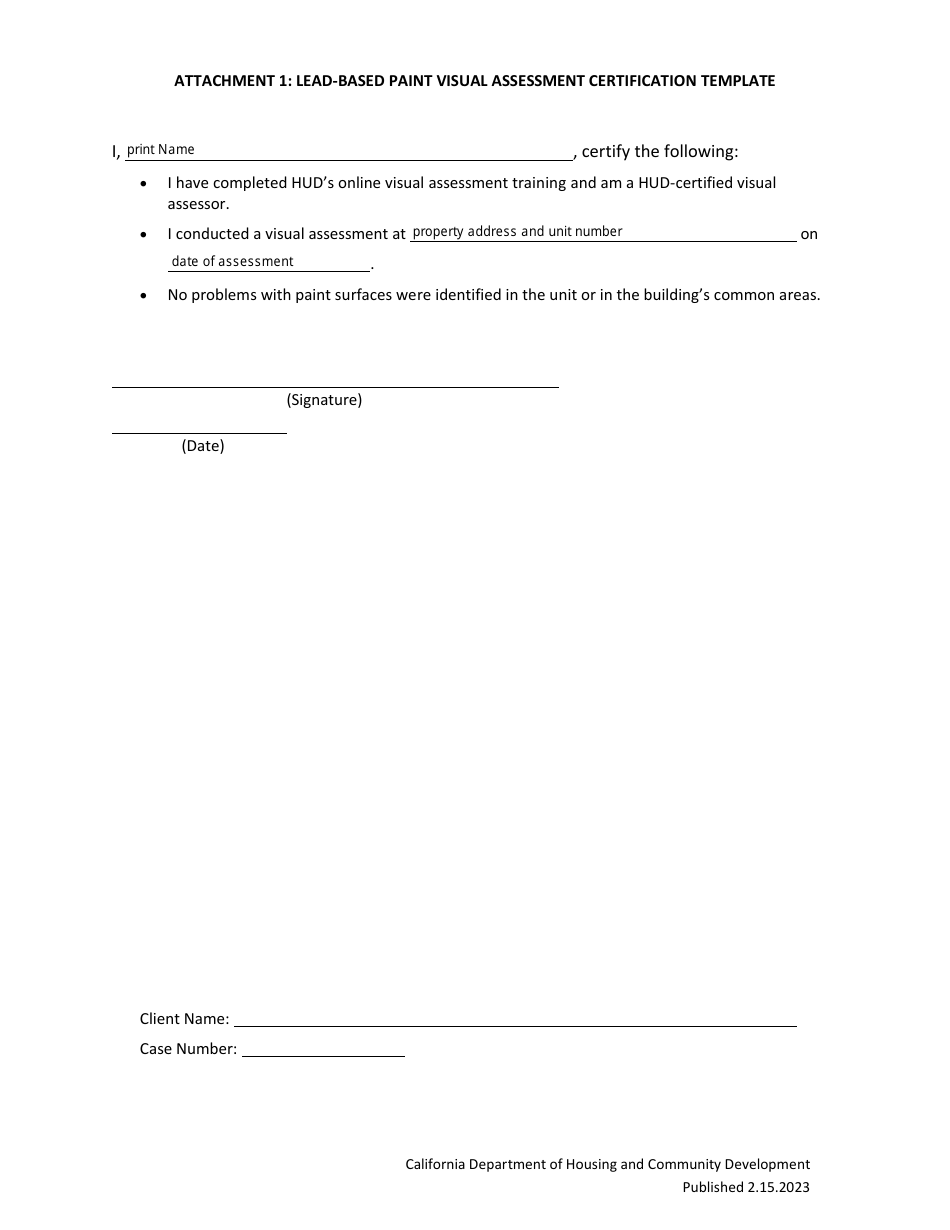 Esg and Esg-Cv Lead Screening Worksheet - California, Page 5