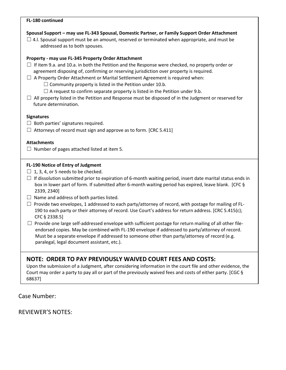 Checklist 3 - Appearance, Stipulation and Waiver (Agreement) Dissolution, Legal Separation, Nullity, Domestic Partnership - County of Sonoma, California, Page 4