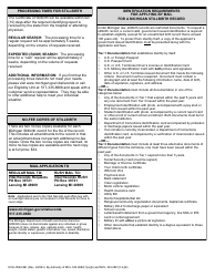 Form DCH-0569-SB Application for a Certified Copy - Michigan Certificate of Stillbirth - Michigan, Page 2