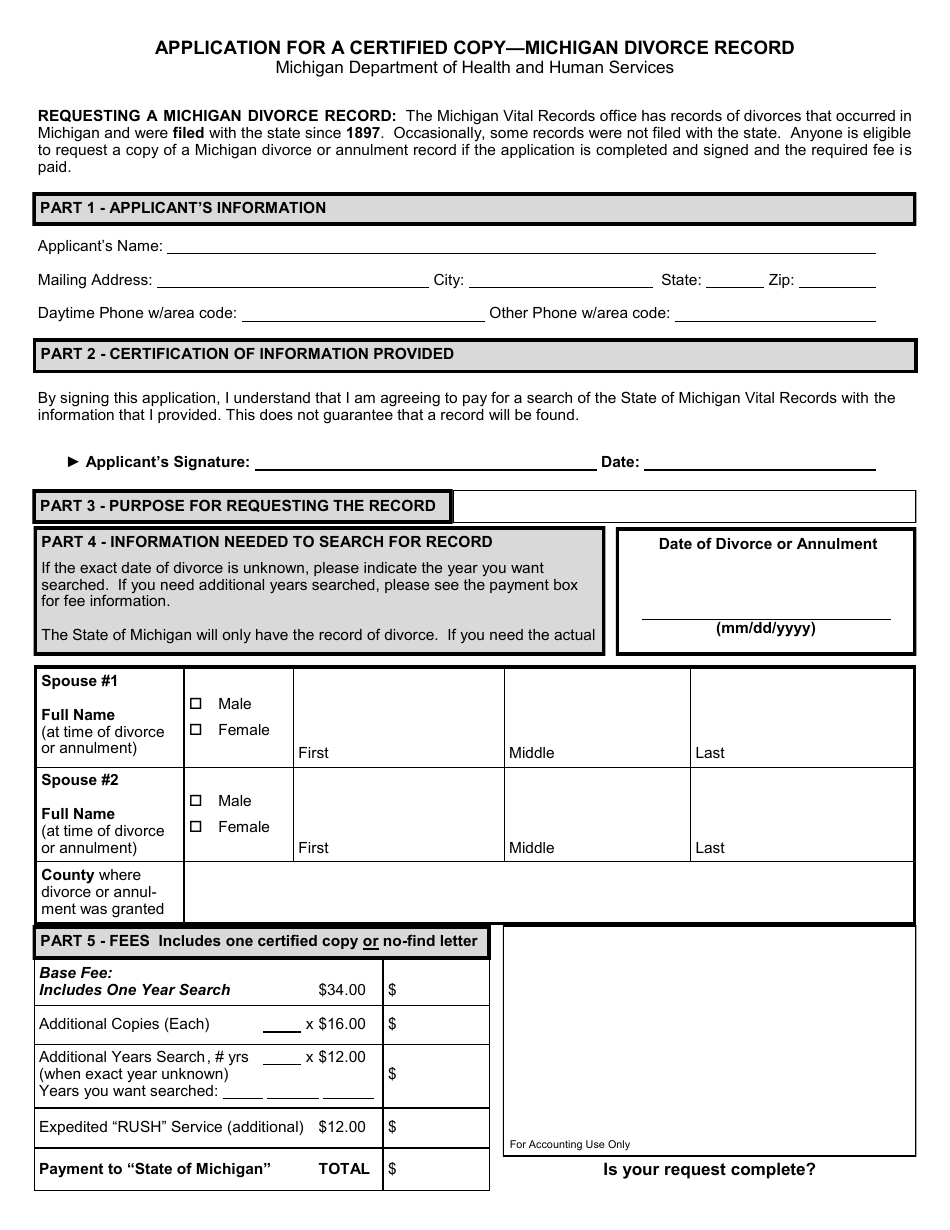 Form DCH0569DIV Fill Out, Sign Online and Download Printable PDF