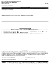 Form CEM-2061 Notice of Discharge Report - California, Page 2