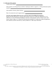 Preliminary Information Form (PIF) for Individual Properties - Virginia, Page 3