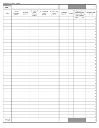 Form SFN50901 Twenty-One Summary - North Dakota, Page 2