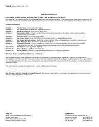 Instructions for Form GAS-1210 Kerosene Claim for Refund - North Carolina, Page 2