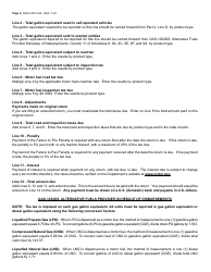 Instructions for Form GAS-1252 Alternative Fuels Provider Return - North Carolina, Page 2