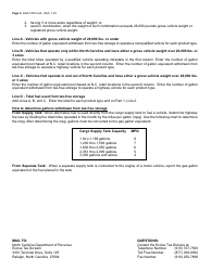 Instructions for Form GAS-1252 Alternative Fuels Provider Return - North Carolina, Page 5