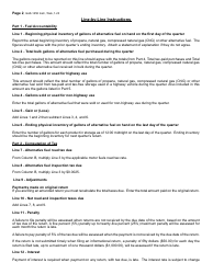 Instructions for Form GAS-1258 Retailer of Alternative Fuel Return - North Carolina, Page 2