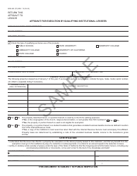 Form BOE-263 Lessors&#039; Exemption Claim - Sample - California, Page 3