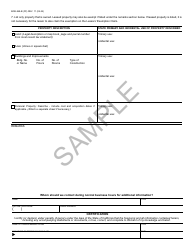 Form BOE-268-B Free Public Library or Free Museum Claim - Sample - California, Page 2