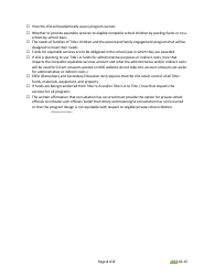Title I Nonpublic Consultation Checklist - Nebraska, Page 2