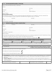 Form SRG2136 Application for Initial Approval or Change to Approval to Conduct Examiner Refresher Seminars Under UK Aircrew Regulation Annex VII - Part-Ora - United Kingdom, Page 2
