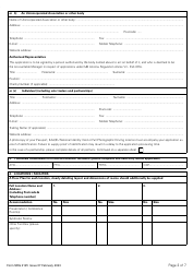 Form SRG2125 Application for the Approval of Examiner Standardisation Courses Under UK Aircrew Regulation Part-Fcl.1015 - United Kingdom, Page 2